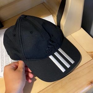 black adidas hat